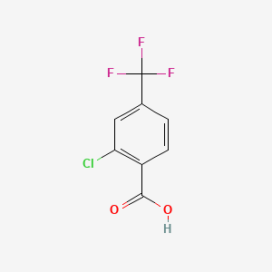 molecular formula C8H4ClF3O2 B1589262 2-chloro-4-(trifluoromethyl)benzoic Acid CAS No. 23228-45-7