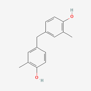 molecular formula C15H16O2 B1589266 4,4'-亚甲基双(2-甲基苯酚) CAS No. 2467-25-6