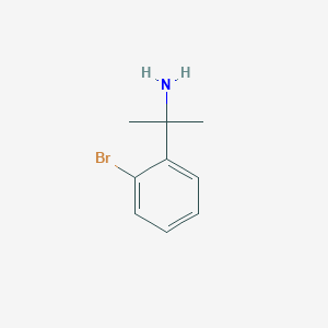 molecular formula C9H12BrN B1589268 2-(2-Bromophenyl)propan-2-amine CAS No. 173026-23-8
