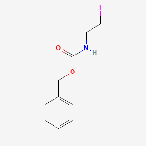 molecular formula C10H12INO2 B1589275 苄基(2-碘乙基)氨基甲酸酯 CAS No. 68373-12-6