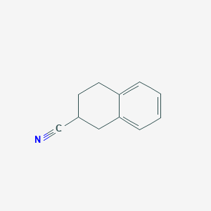 molecular formula C11H11N B1589278 1,2,3,4-Tetrahydronaphthalene-2-carbonitrile CAS No. 51849-33-3