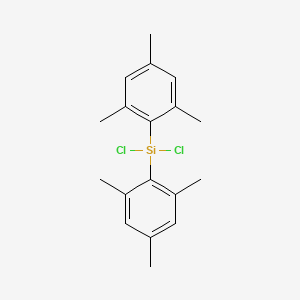 molecular formula C18H22Cl2Si B1589283 Dimesityldichlorosilane CAS No. 5599-27-9
