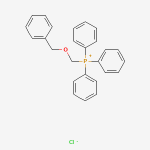 molecular formula C26H24ClOP B1589285 ((Benzyloxy)methyl)triphenylphosphonium chloride CAS No. 75772-01-9