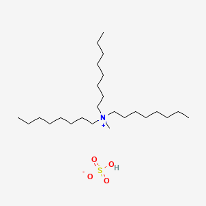 molecular formula C25H55NO4S B1589292 甲基三辛基铵氢硫酸盐 CAS No. 59158-14-4