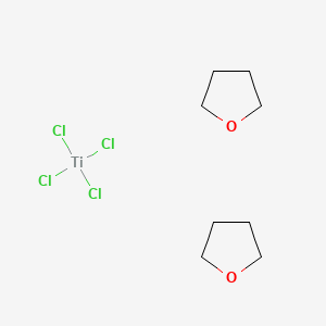 molecular formula C8H16Cl4O2Ti B1589298 Tetrachlorobis(tetrahydrofuran)titanium(IV) CAS No. 31011-57-1