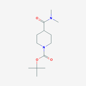 molecular formula C13H24N2O3 B1589307 1-Boc-4-dimethylcarbamoylpiperidine CAS No. 254905-58-3