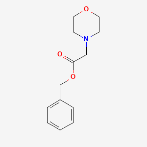 molecular formula C13H17NO3 B1589315 苄基吗啉乙酸酯 CAS No. 53342-23-7