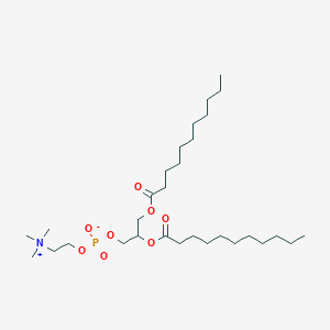molecular formula C30H60NO8P B1589316 2,3-二(十一烷酰氧基)丙基 2-(三甲基氮杂鎓基)乙基磷酸盐 CAS No. 27869-47-2