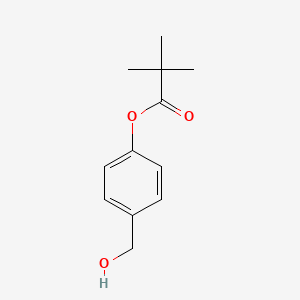 B1589324 4-(Hydroxymethyl)phenyl pivalate CAS No. 59012-91-8