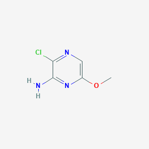 molecular formula C5H6ClN3O B1589328 3-Chloro-6-methoxypyrazin-2-amine CAS No. 13484-56-5