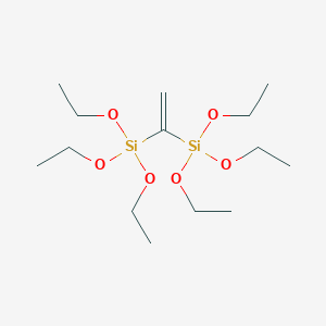 molecular formula C14H32O6Si2 B1589335 双(三乙氧基硅基)乙烯 CAS No. 87061-56-1