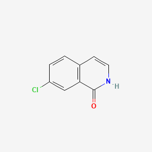 molecular formula C9H6ClNO B1589341 7-氯异喹啉-1-醇 CAS No. 24188-74-7