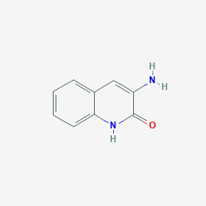 molecular formula C9H8N2O B1589343 3-aminoquinolin-2(1H)-one CAS No. 5873-00-7