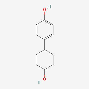 molecular formula C12H16O2 B1589346 4-(4-Hydroxycyclohexyl)phenol CAS No. 370860-74-5