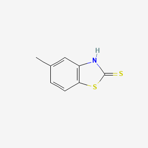 molecular formula C8H7NS2 B1589351 5-甲基-2-巯基苯并噻唑 CAS No. 21303-50-4