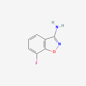 molecular formula C7H5FN2O B1589354 7-Fluorobenzo[d]isoxazol-3-amine CAS No. 268734-39-0