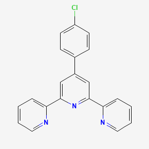 B1589399 4'-(4-Chlorophenyl)-2,2':6',2''-terpyridine CAS No. 89972-75-8