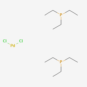 molecular formula C12H30Cl2P2Pd B1589421 二氯双(三乙基膦)钯(II) CAS No. 28425-04-9