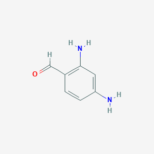 molecular formula C7H8N2O B1589423 2,4-Diaminobenzaldehyde CAS No. 98276-57-4