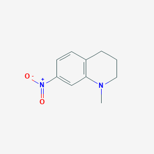 molecular formula C10H12N2O2 B1589449 1-甲基-7-硝基-1,2,3,4-四氢喹啉 CAS No. 39275-18-8