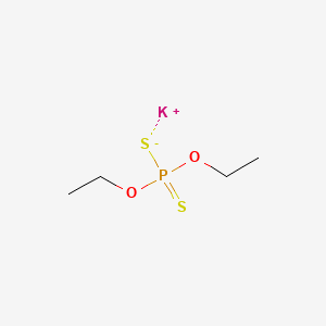 molecular formula C4H10KO2PS2 B1589450 二乙基二硫代磷酸钾 CAS No. 3454-66-8