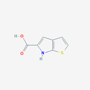 molecular formula C7H5NO2S B1589459 6H-噻吩[2,3-b]吡咯-5-羧酸 CAS No. 51856-25-8