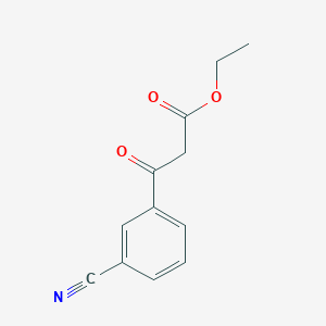 molecular formula C12H11NO3 B1589460 Ethyl 3-(3-cyanophenyl)-3-oxopropanoate CAS No. 62088-13-5