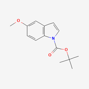 molecular formula C14H17NO3 B1589473 1-BOC-5-甲氧基吲哚 CAS No. 99275-47-5