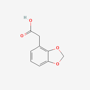 molecular formula C9H8O4 B1589474 1,3-苯并二氧杂-4-乙酸 CAS No. 100077-49-4