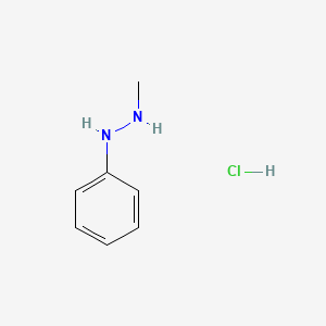 molecular formula C7H11ClN2 B1589479 1-甲基-2-苯基肼盐酸盐 CAS No. 92304-54-6