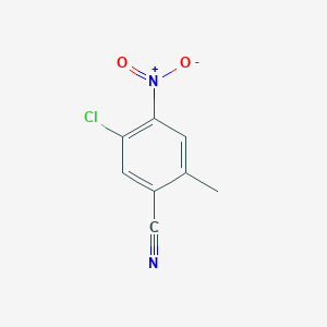 molecular formula C8H5ClN2O2 B1589481 5-氯-2-甲基-4-硝基苯甲腈 CAS No. 101495-54-9