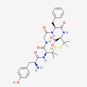 molecular formula C30H39N5O7S2 B1589489 [D-Pen2, Pen5]-脑啡肽 CAS No. 88373-72-2