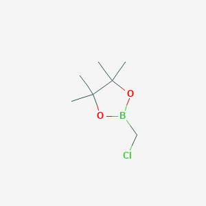 molecular formula C7H14BClO2 B1589498 2-(Chloromethyl)-4,4,5,5-tetramethyl-1,3,2-dioxaborolane CAS No. 83622-42-8