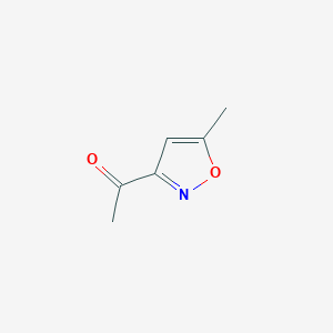 molecular formula C6H7NO2 B1589500 1-(5-甲基异噁唑-3-基)乙酮 CAS No. 24068-54-0