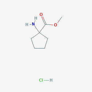 B1589529 Methyl 1-aminocyclopentanecarboxylate hydrochloride CAS No. 60421-23-0