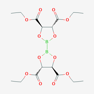 molecular formula C16H24B2O12 B1589535 Bis(diethyl-L-tartrate glycolato)diboron CAS No. 480438-20-8