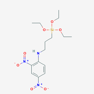 molecular formula C15H25N3O7Si B1589569 3-(2,4-Dinitrophenylamino)propyltriethoxysilane CAS No. 71783-41-0