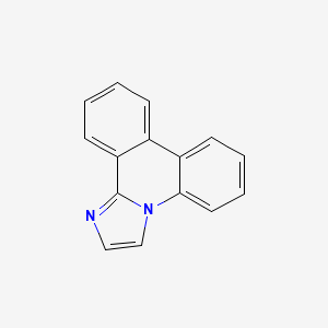 molecular formula C15H10N2 B1589575 咪唑并[1,2-f]菲啶 CAS No. 37694-95-4