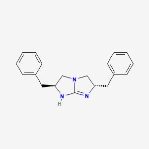B1589588 (2S,6S)-2,6-Dibenzyl-2,3,5,6-tetrahydro-1H-imidazo[1,2-a]imidazole CAS No. 877773-30-3