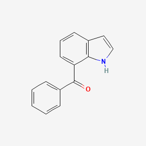 molecular formula C15H11NO B1589616 (1H-吲哚-7-基)(苯基)甲酮 CAS No. 70803-96-2