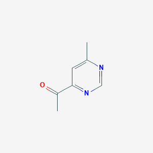B1589621 1-(6-Methylpyrimidin-4-yl)ethanone CAS No. 67073-96-5