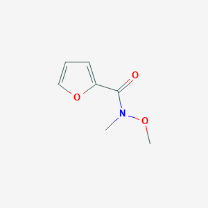 molecular formula C7H9NO3 B1589635 N-甲氧基-N-甲基呋喃-2-甲酰胺 CAS No. 95091-92-2