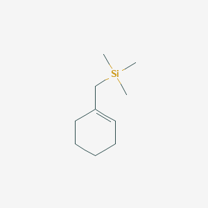 B1589654 Silane, (1-cyclohexen-1-ylmethyl)trimethyl- CAS No. 58541-14-3