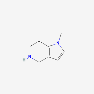 B1589656 1-Methyl-4,5,6,7-tetrahydro-1H-pyrrolo[3,2-C]pyridine CAS No. 569351-26-4