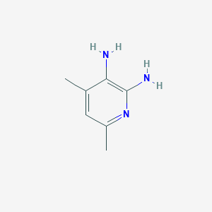 molecular formula C7H11N3 B1589671 4,6-二甲基吡啶-2,3-二胺 CAS No. 50850-16-3