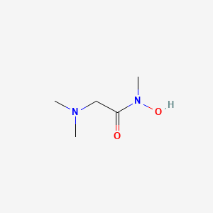 molecular formula C5H12N2O2 B1589680 2-(二甲基氨基)-N-羟基-N-甲基乙酰胺 CAS No. 65753-93-7