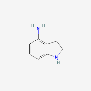 molecular formula C8H10N2 B1589700 吲哚啉-4-胺 CAS No. 52537-01-6