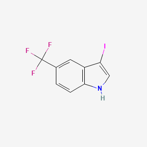 B1589709 3-iodo-5-(trifluoromethyl)-1H-indole CAS No. 440363-05-3