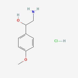 molecular formula C9H14ClNO2 B1589713 2-羟基-2-(4-甲氧基苯基)乙胺盐酸盐 CAS No. 56766-24-6