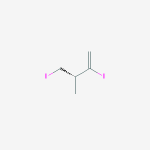 molecular formula C5H8I2 B1589726 (R)-2-碘-3-(碘甲基)丁-1-烯 CAS No. 481048-22-0